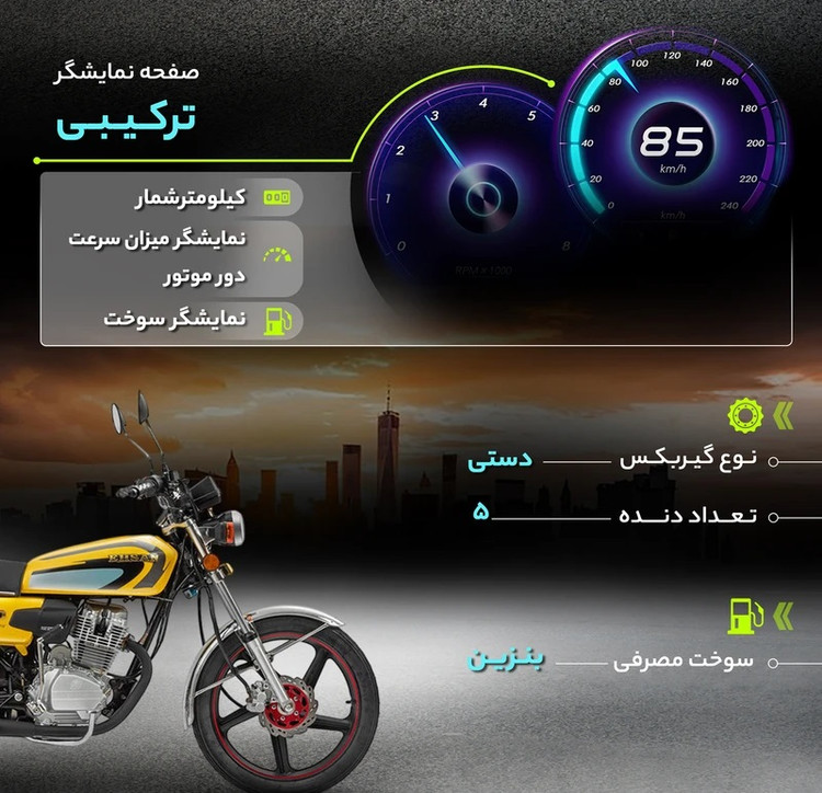 موتور سیکلت هوندا احسان 200
