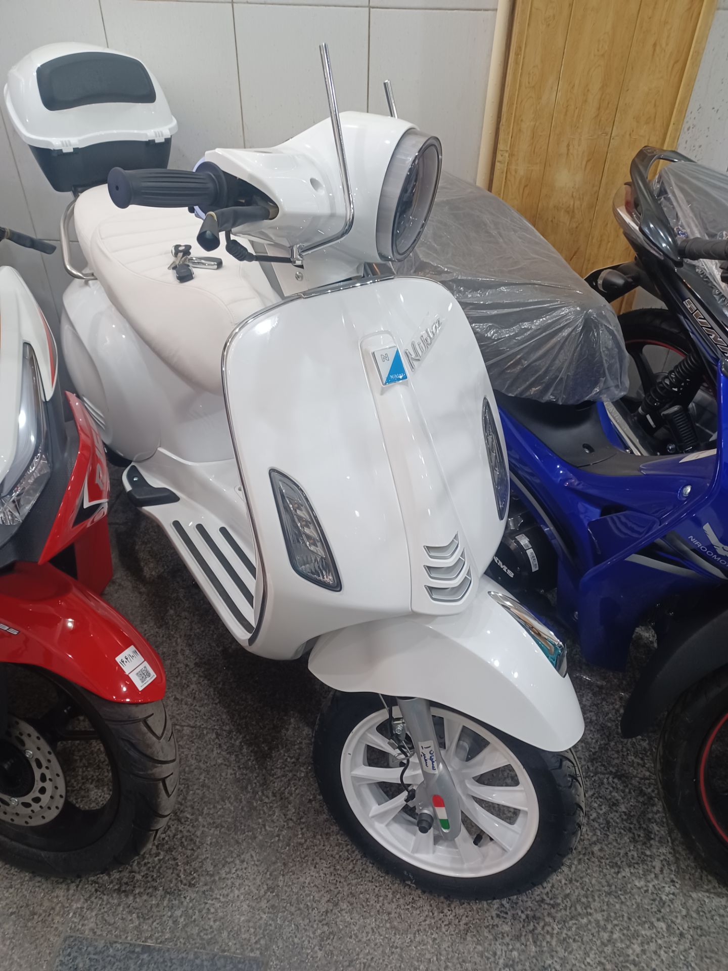موتور سیکلت نیکتاز GT 160CC طرح وسپا اسکوتری 1405 ترمزABS