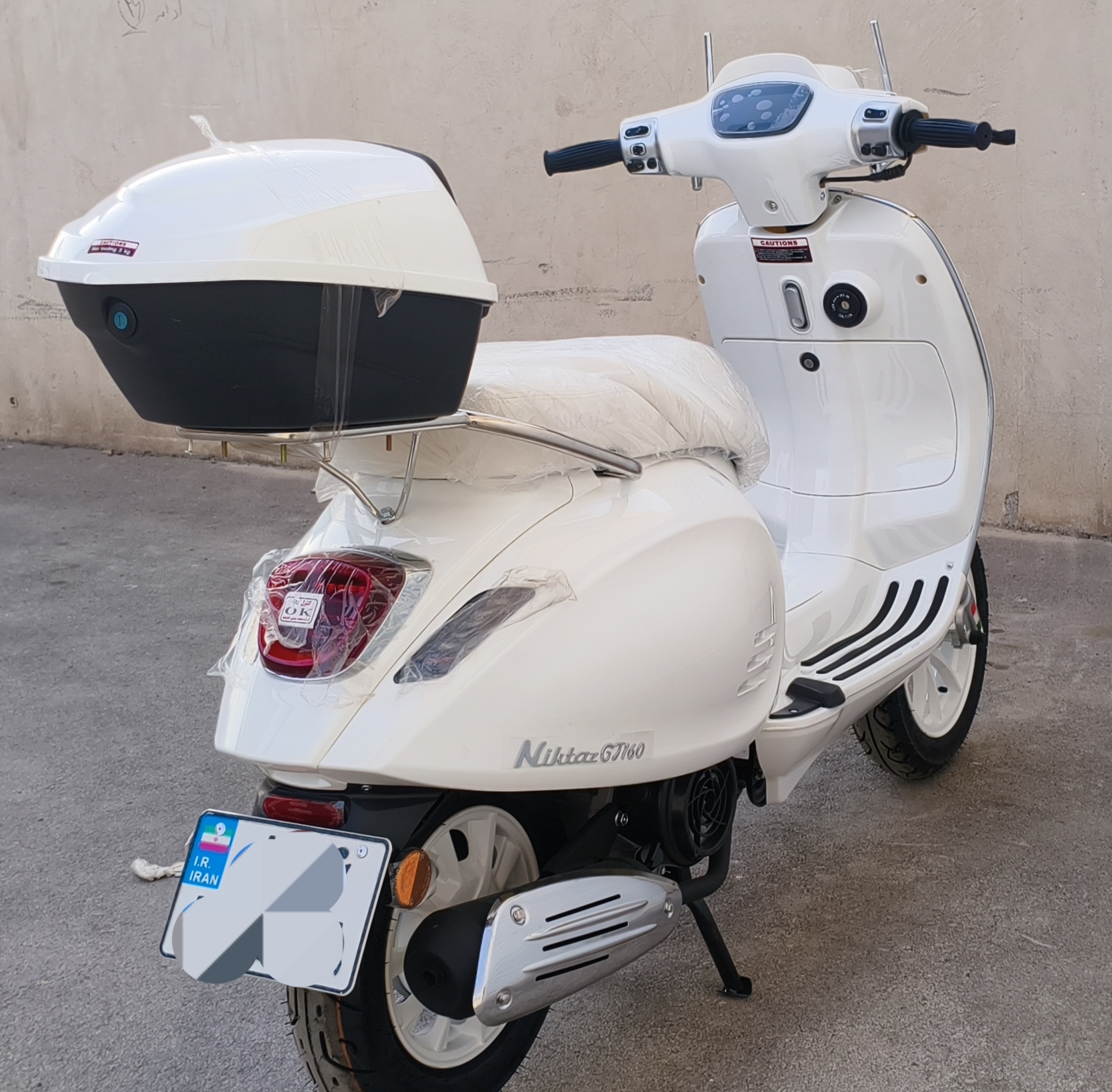 موتور سیکلت نیکتاز GT 160CC طرح وسپا اسکوتری 1405 ترمزABS