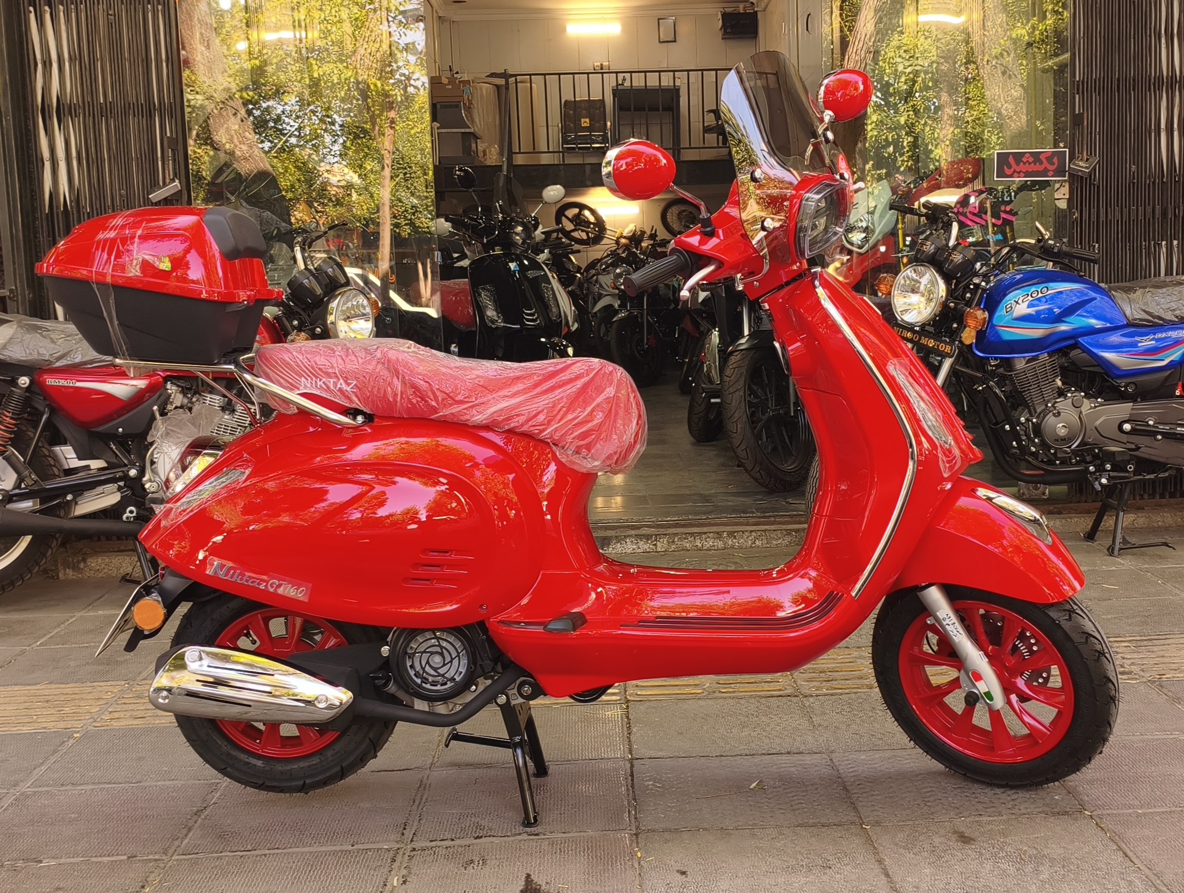 موتور سیکلت نیکتاز GT 160CC طرح وسپا اسکوتری 1405 ترمزABS