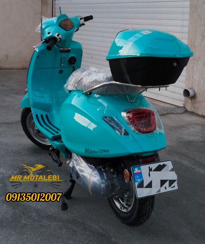 موتور سیکلت نیکتاز GT 160CC طرح وسپا اسکوتری 1405 ترمزABS
