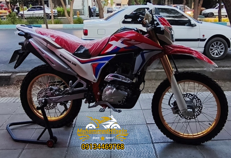 موتور سیکلت تریل برمودا XR 250CC مدل1404 ترمز ABS رادیات روغن