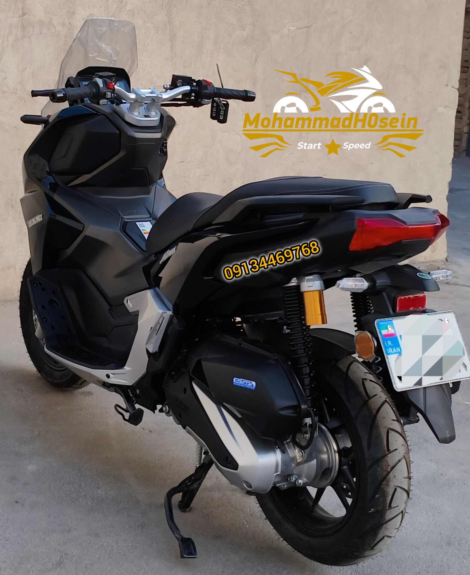 موتور سیکلت طرح ADV هانی 180 (رادیات دار) صفر مدل 1404